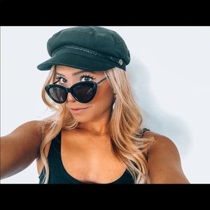 Black Brixton fiddler cap